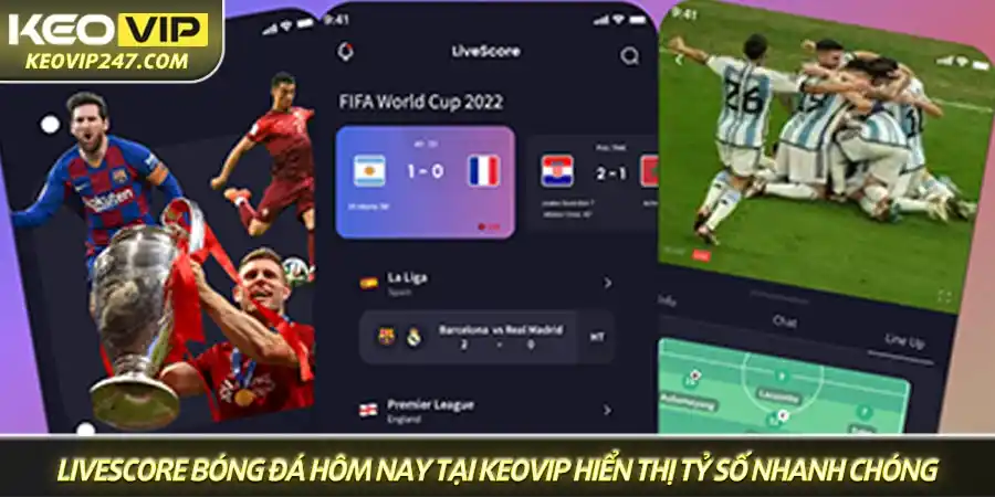 Bảng Livescore bóng đá hôm nay tại Keovip hiển thị tỷ số nhanh chóng Bảng Livescore bóng đá hôm nay tại Keovip hiển thị tỷ số nhanh chóng