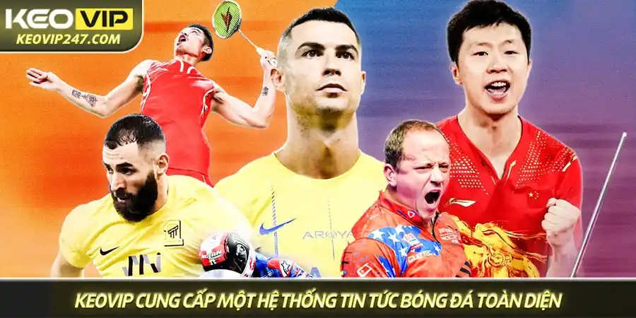 Keovip cung cấp một hệ thống tin tức bóng đá toàn diện, từ các giải đấu lớn đến thông tin chuyên sâu Keovip cung cấp một hệ thống tin tức bóng đá toàn diện, từ các giải đấu lớn đến thông tin chuyên sâu