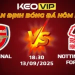 Soi kèo Arsenal vs Nottingham Forest, 18h30 ngày 13/9: Vươn lên dẫn đầu